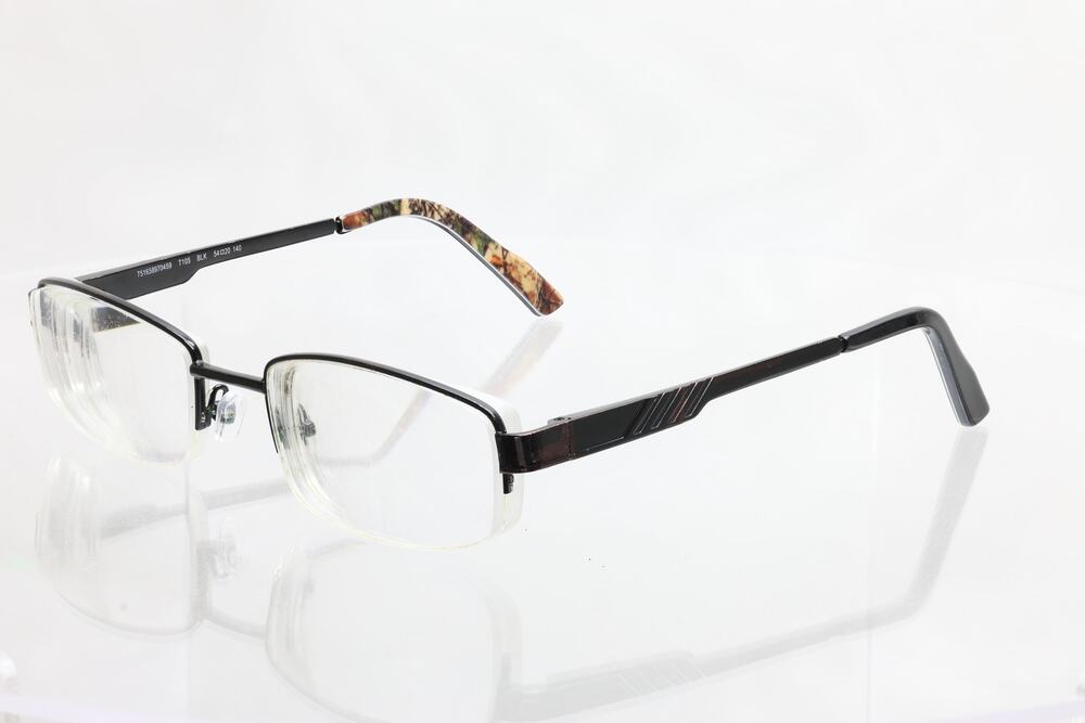 Realtree Xtra T105 BLK 54-20-140mm Eyeglasses FRAMES ONLY - FAIR - READ